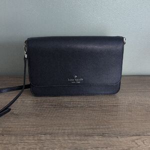 Kate Spade Elegant Navy Blue Crossbody Bag